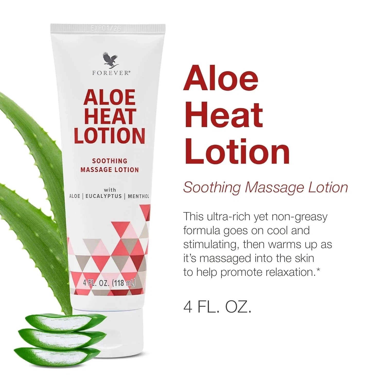 Forever Aloe Heat Lotion