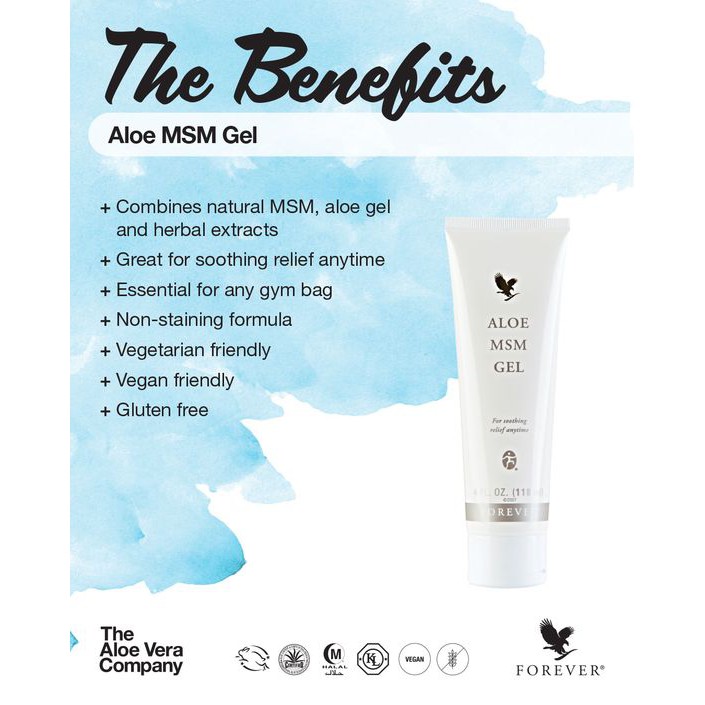 ژل ام اس ام فوراور | Forever Aloe MSM Gel اورجینال