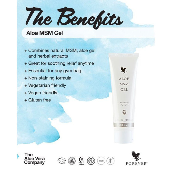 ژل ام اس ام فوراور | Forever Aloe MSM Gel اورجینال